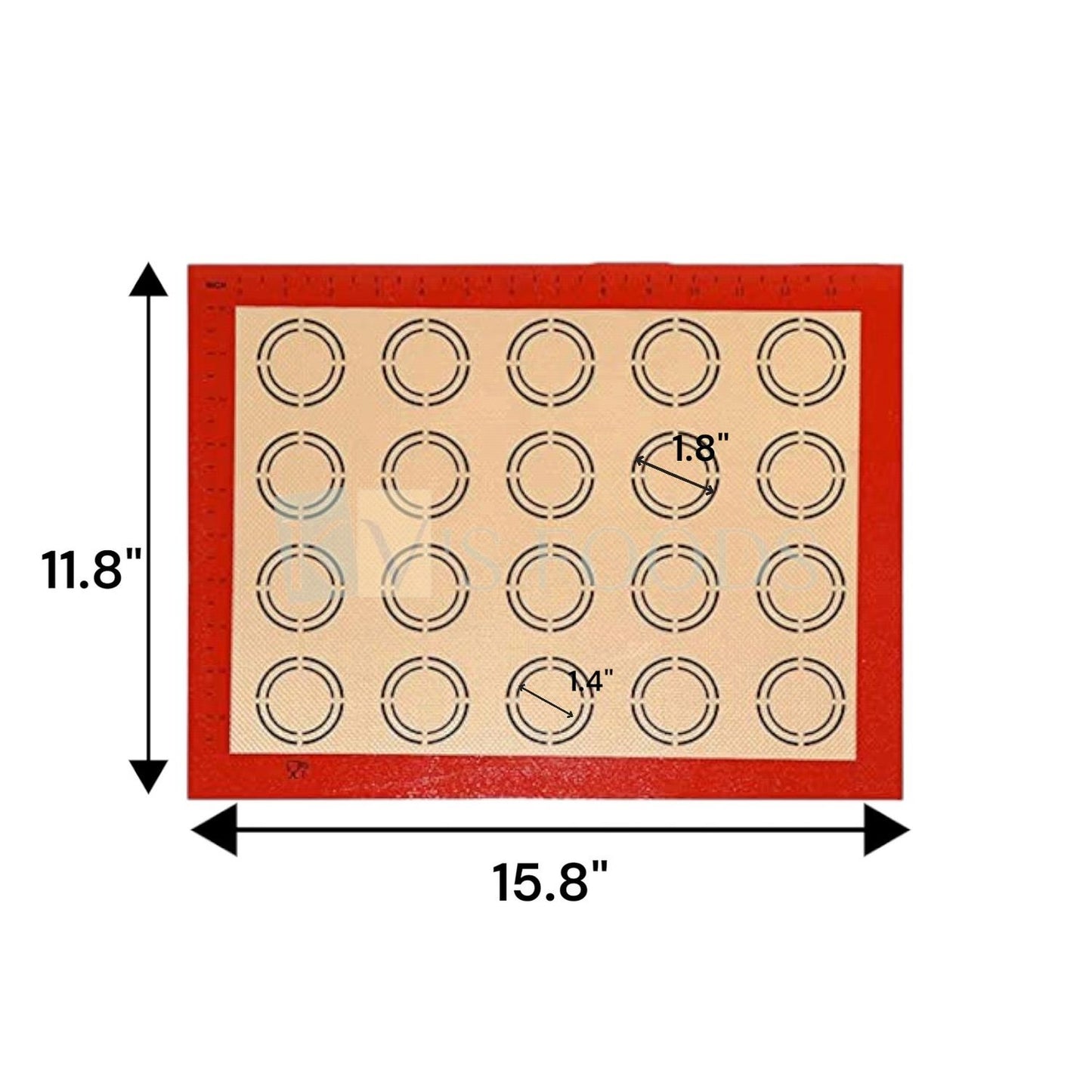 Bakewareindia Macaron Silpat Silicone Mat