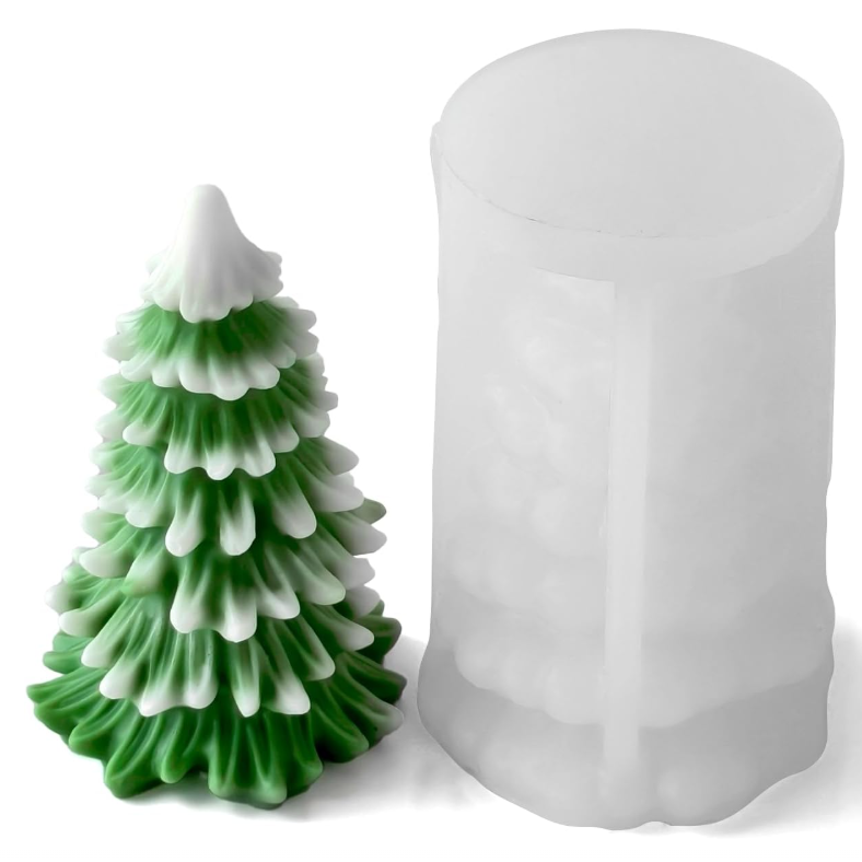 Lyba Moulds Christmas Pine Needle Tree Silicone Mould