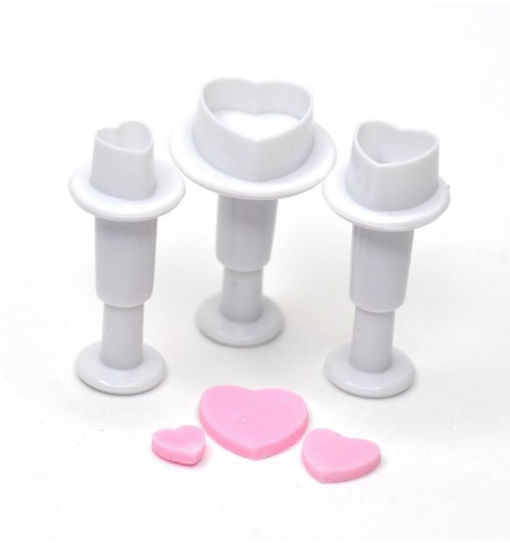 Bakewareind Heart plunger 3pcs set