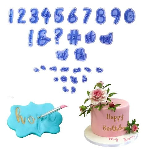 Bakewareind Numerals & Special Characters Cutter Set