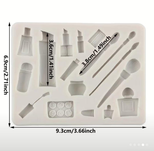 Bakewareind Makeup Lipsticks, Brushes, Perfume & Compacts Fondant Silicone Mould