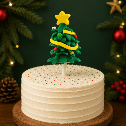 Bakewareind 3D Christmas Tree Cake Decoration Cake Topper (select design) - Bakeware India