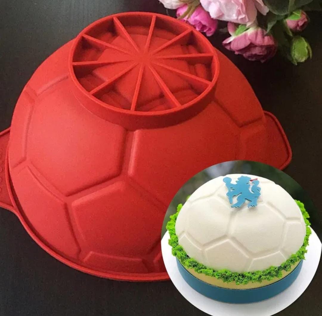 Bakewareind 3D Football Cake Silicone Mould - Bakeware India