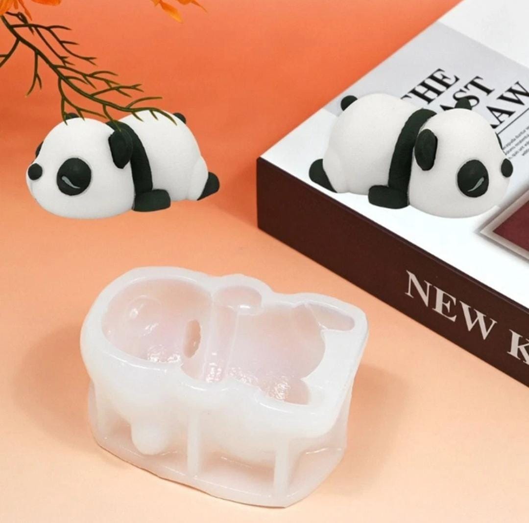 Bakewareind 3D Sleeping Panda Mousse Cake Chocolate Silicone Mould - Bakeware India