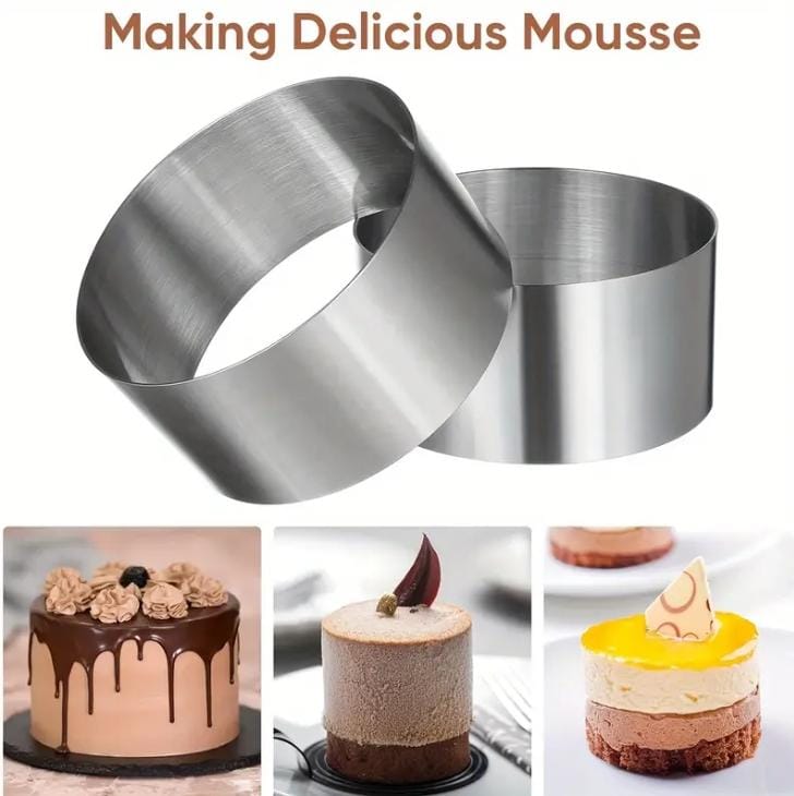 Bakewareind 4 inch Round Cake Ring - Bakeware India