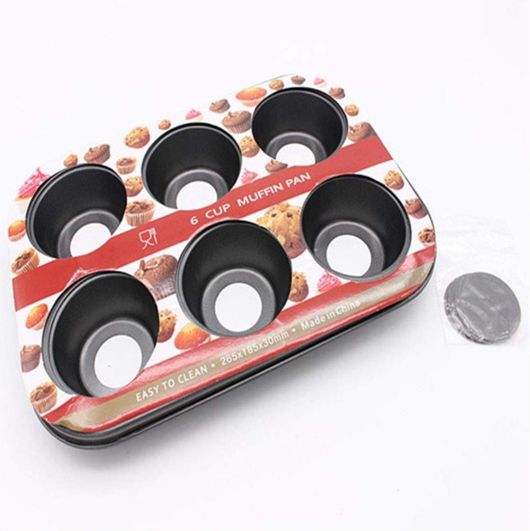 Bakewareind Cheesecake Baking Cake Pan Tray 6 Cavity Nonstick - Bakeware India