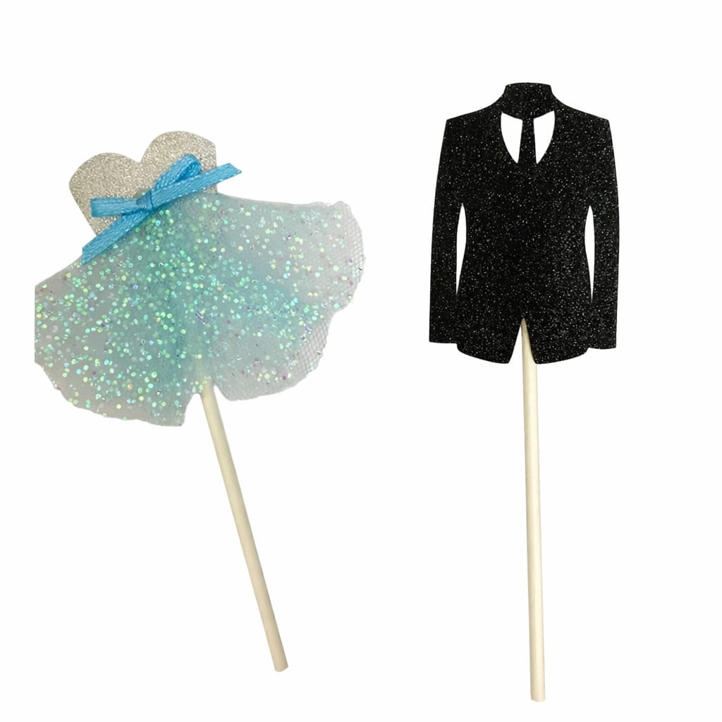 Bakewareind Couple Wedding Dress Decorating Cake Topper - Bakeware India