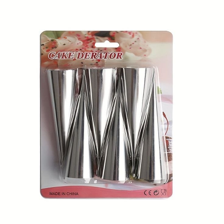 Bakewareind cream icing piping nozzle ,6pcs - Bakeware India