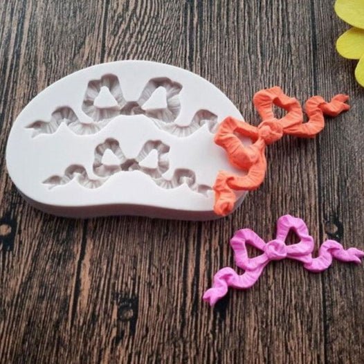 Bakewareind Designer Bow Silicone Fondant Cake Mould - Bakeware India