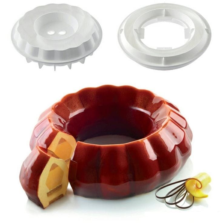 Bakewareind Diamond Crown Kit Entremets Cake Silicone Mould - Bakeware India