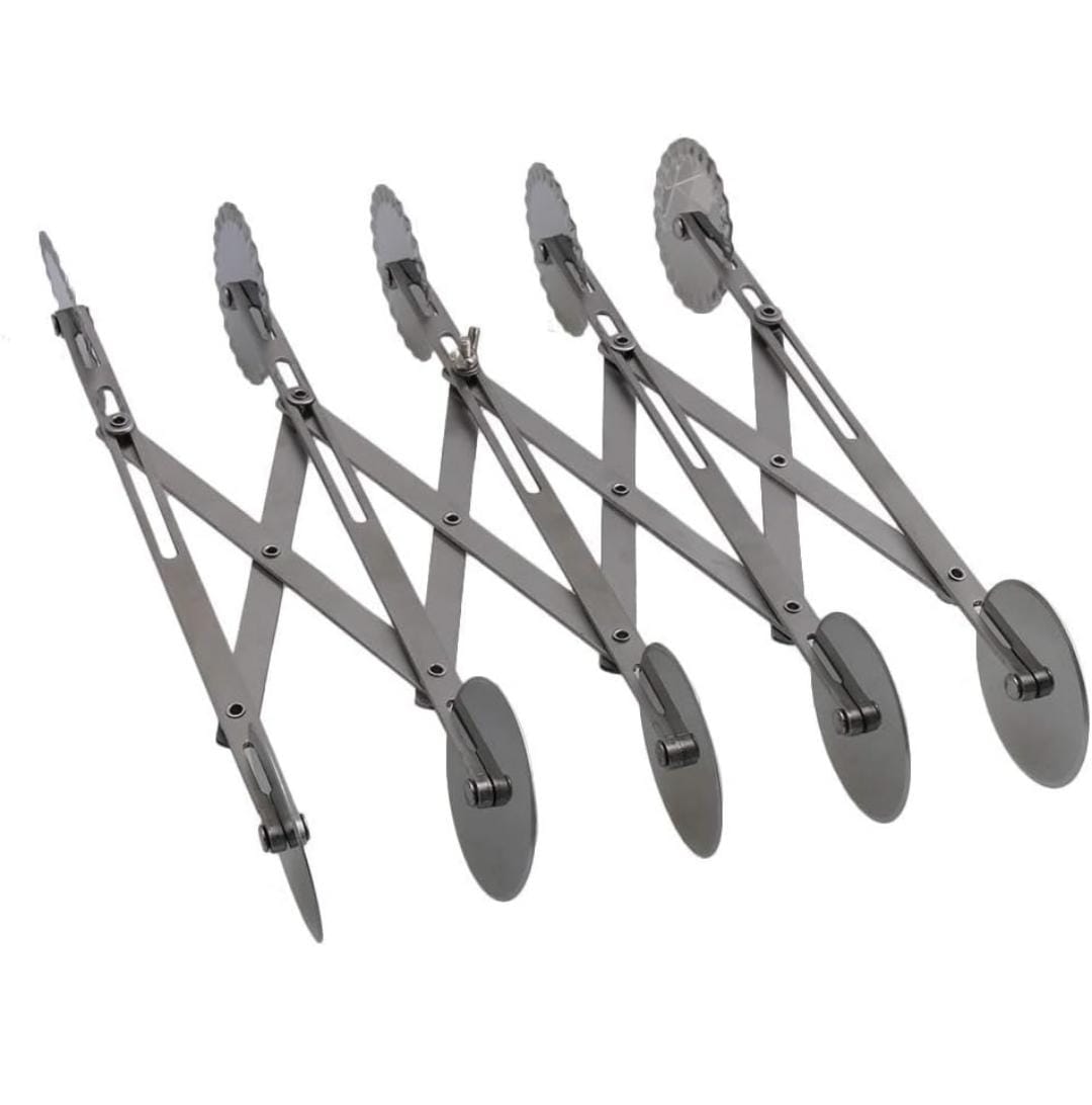 Bakewareind Double Side Pastry Wheel Cutter Stainless Steel - Bakeware India