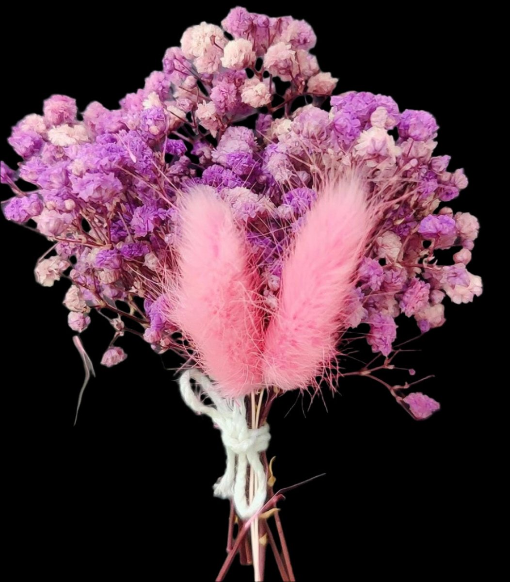 Bakewareind Dried Flower Mini Customize Bouquets { Select Colors } - Bakeware India