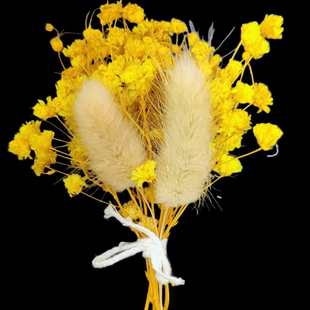 Bakewareind Dried Flower Mini Customize Bouquets { Select Colors } - Bakeware India
