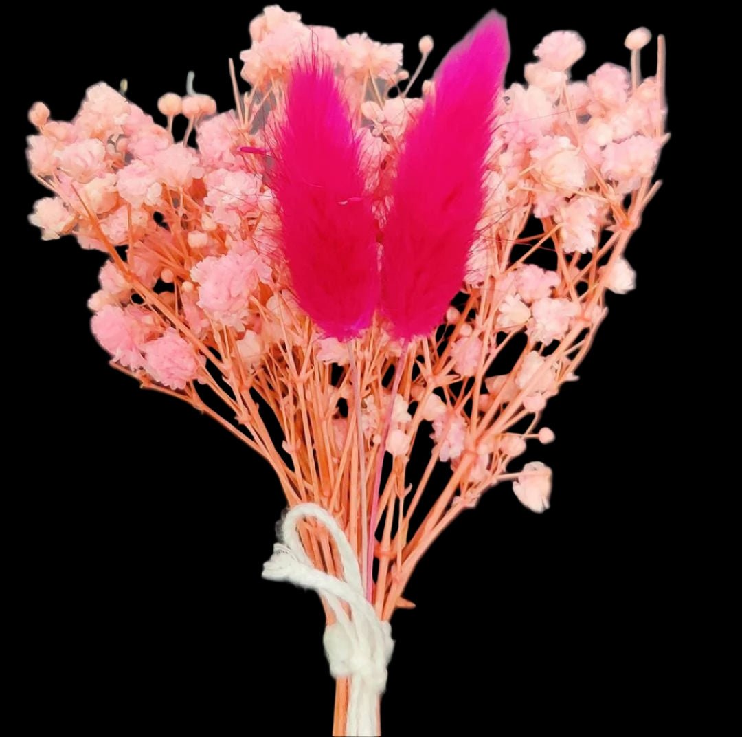 Bakewareind Dried Flower Mini Customize Bouquets { Select Colors } - Bakeware India