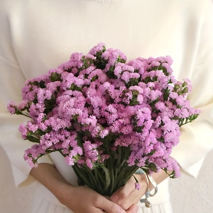 Bakewareind Dried Natural Statice Flower, { Select Color } - Bakeware India