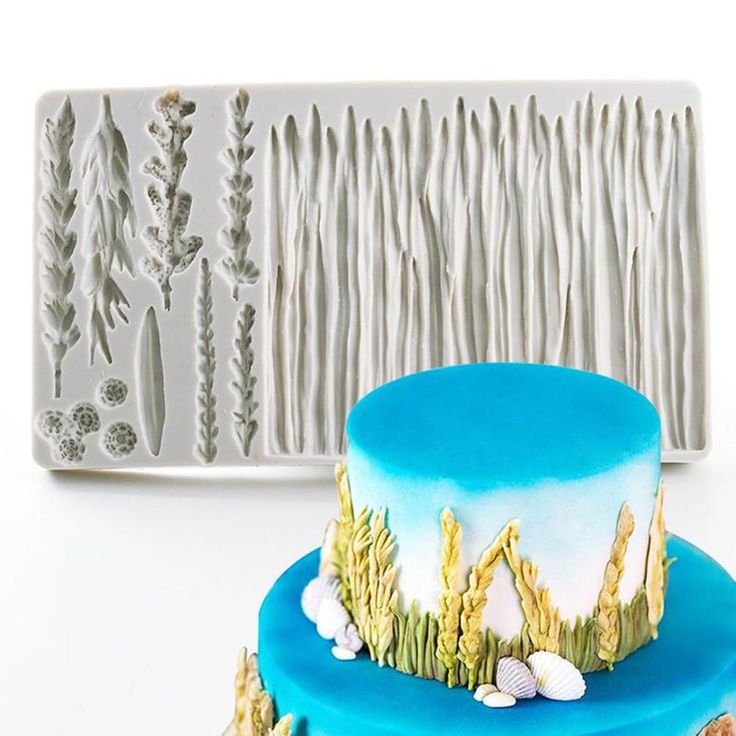 Bakewareind Leaf Wheat Grass Barley Grassland Meadow Fondant Silicone Chocolate Mould - Bakeware India