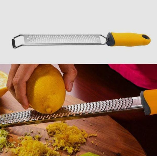 Bakewareind Microplane Zester Grater Stainless Steel Tool with Plastic Protective Cover - Bakeware India