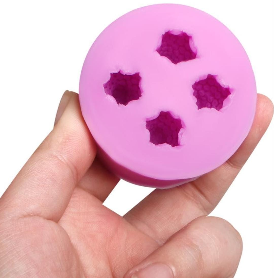 Bakewareind Mini Strawberry Fondant Chocolate Cake Silicone Mould, 4 cavity - Bakeware India
