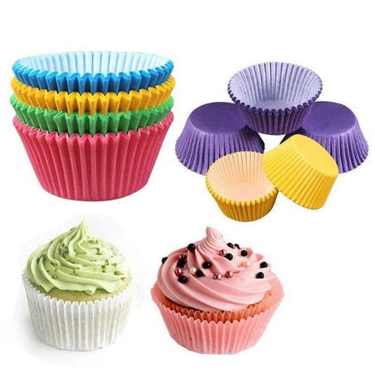 Bakewareind Multi Assorted Muffin Liners 200pc pack - Bakeware India