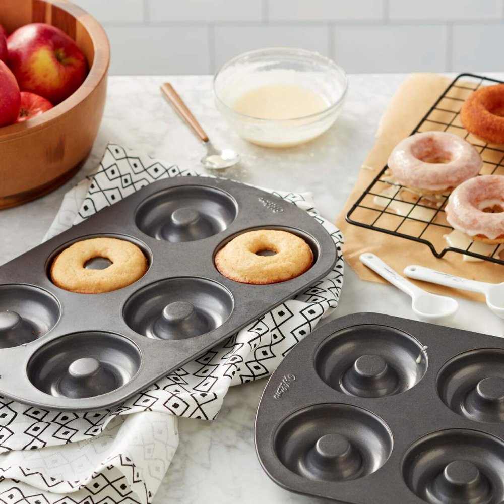 Bakewareind Nonstick Donut Pan 6 Cavity Donut Baking Pan Tray