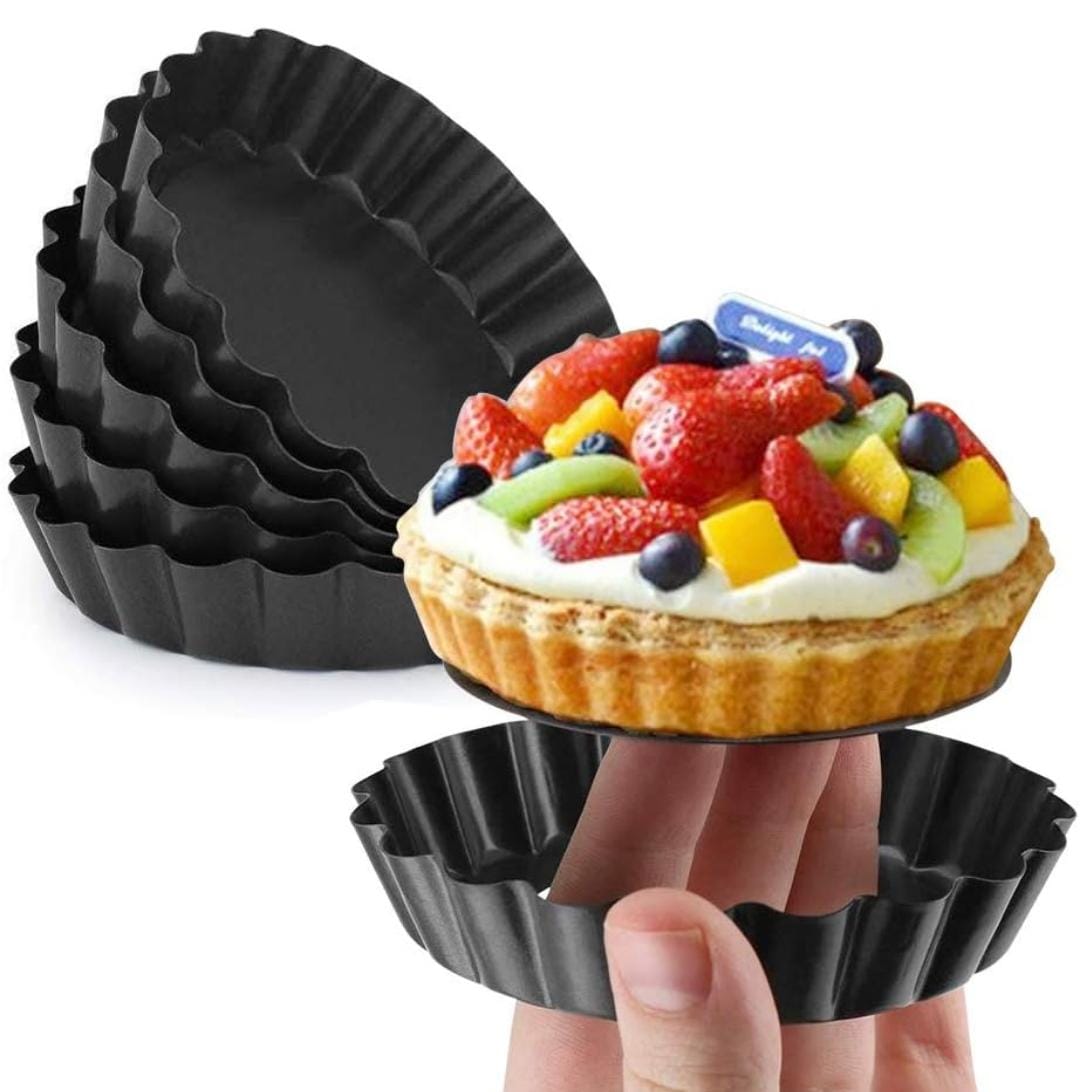 Bakewareind Nonstick Tart Pan With Removable Bottom, {Select Size } - Bakeware India
