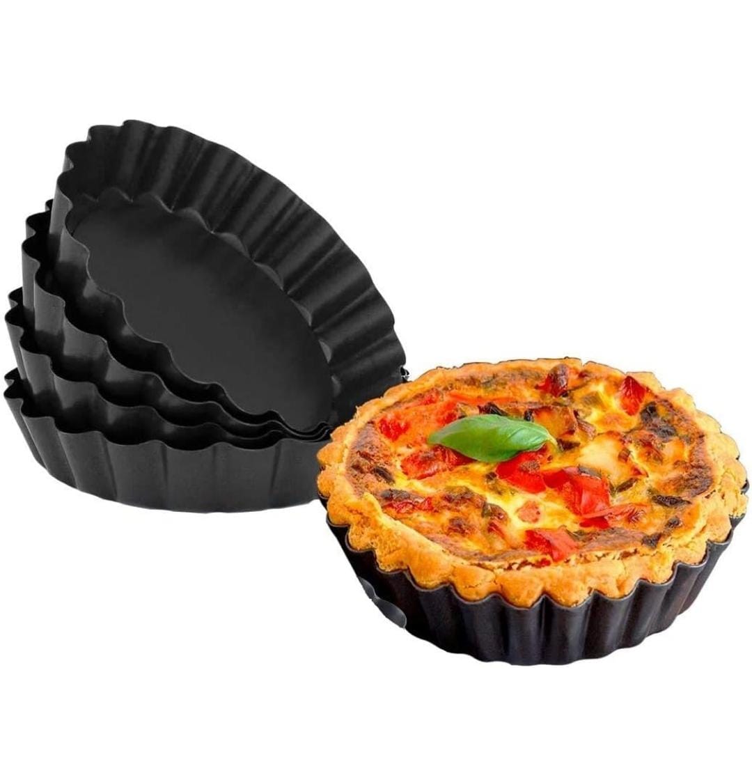 Bakewareind Nonstick Tart Pan With Removable Bottom, {Select Size } - Bakeware India
