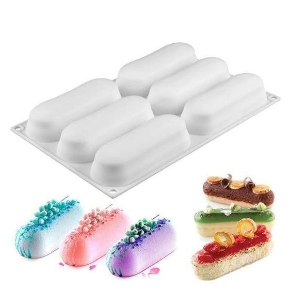 Bakewareind Pillow Eclair Entremet Cake Mousse Silicone Mould - Bakeware India