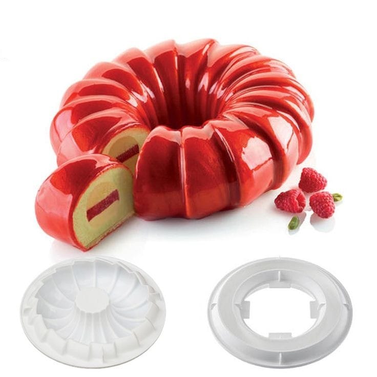 Bakewareind Red tail Kit Entremet Cake Silicone Mould - Bakeware India