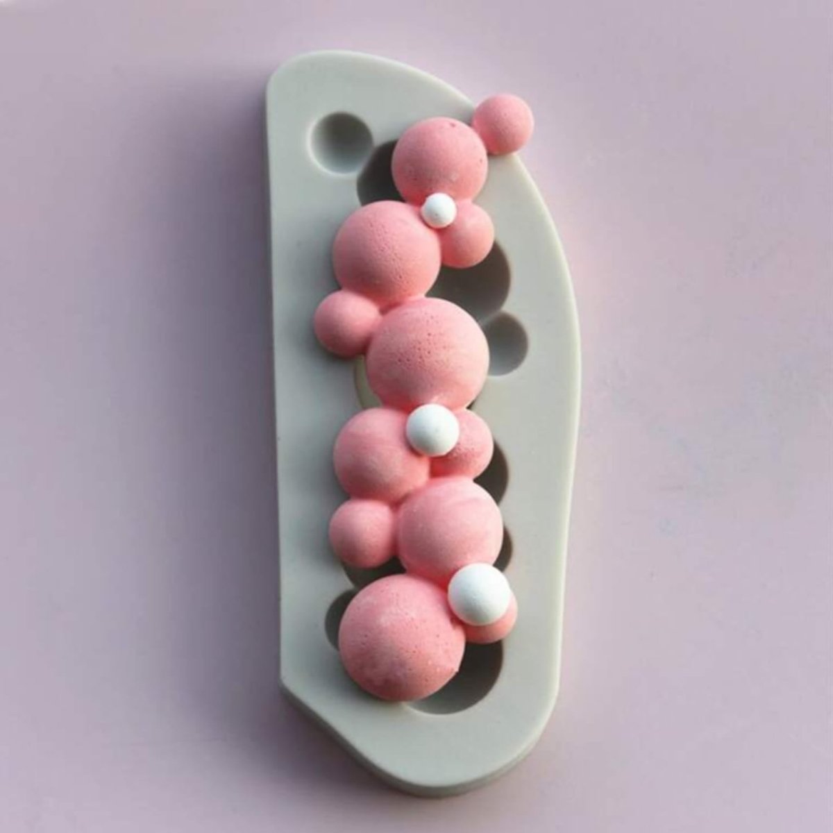 Bakewareindia Garland Round Pearl Bubble Gems Sphere Fondant Chocolate Cake Decorating Silicone Mould - Bakeware India
