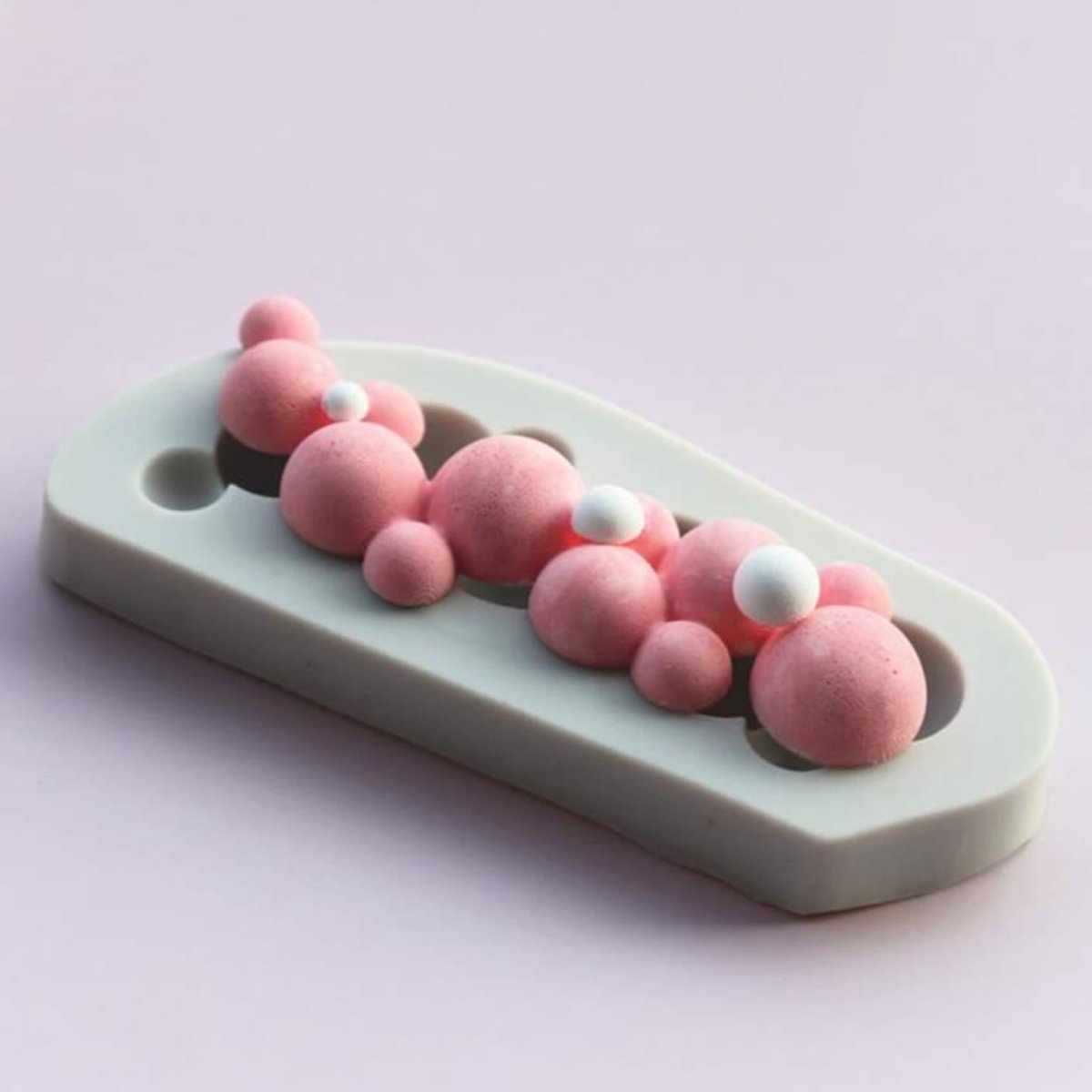 Bakewareindia Garland Round Pearl Bubble Gems Sphere Fondant Chocolate Cake Decorating Silicone Mould - Bakeware India