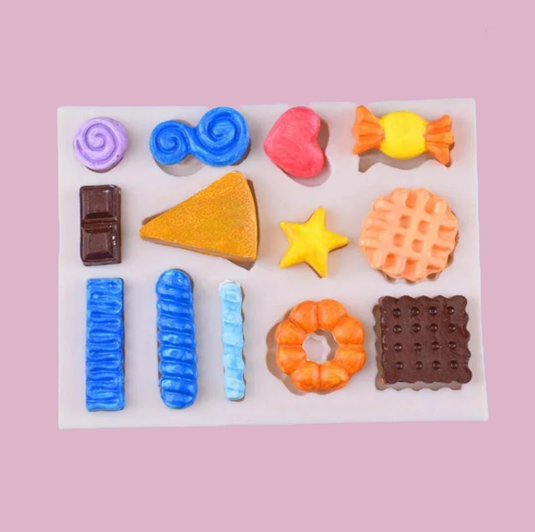 Lyba Candy Cookie Cake Fondant Chocolate Silicone Mould - Bakeware India