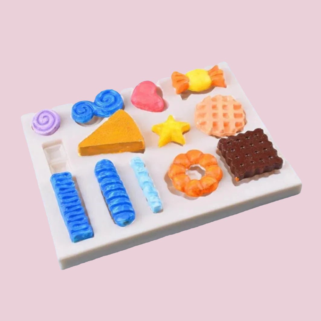 Lyba Candy Cookie Cake Fondant Chocolate Silicone Mould - Bakeware India