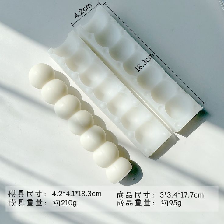 Lyba Mould 3D Beads Pillar Candle Silicone Mould - Bakeware India