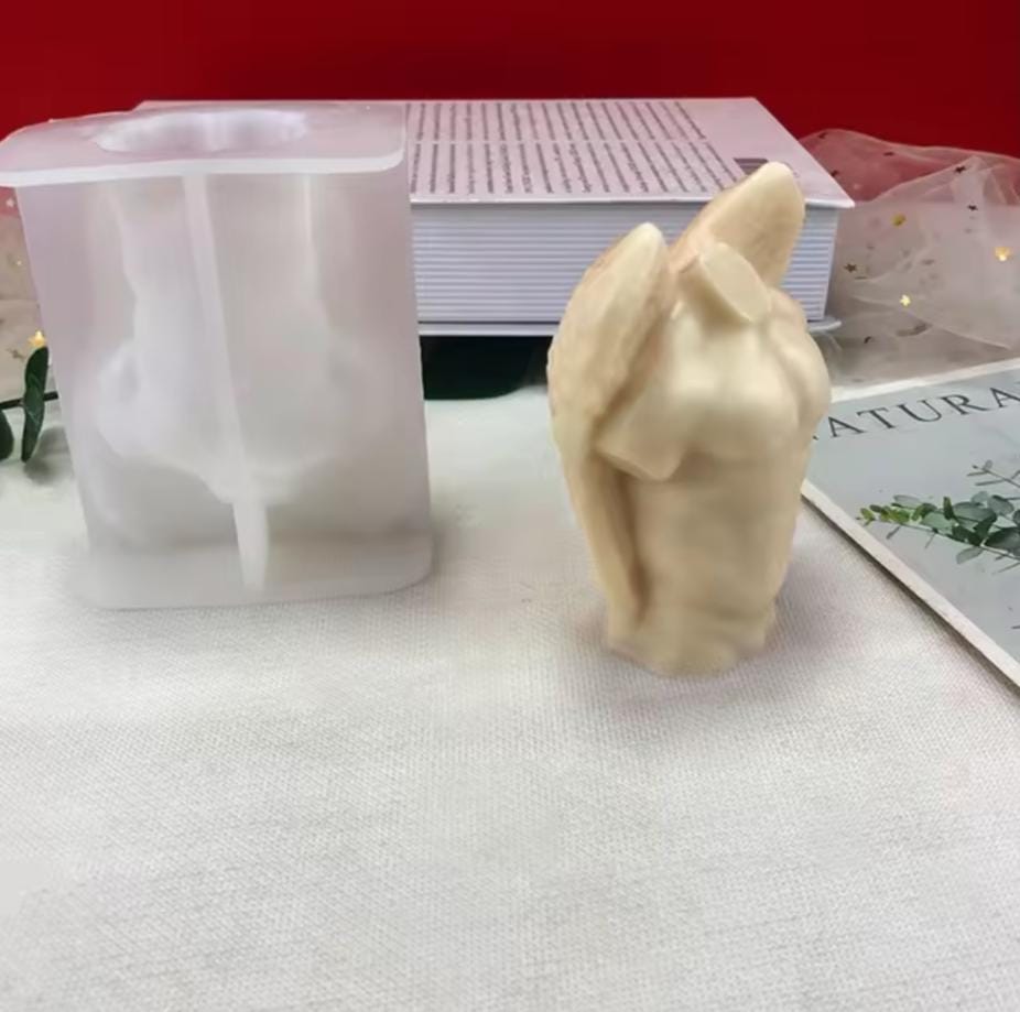 LYBA Mould 3D Male Angel Body Candle Silicone Mould - Bakeware India