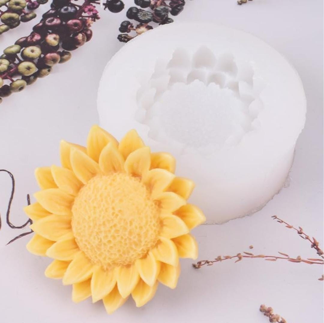 Lyba Mould 3D Sunflower Silicone Mould - Bakeware India