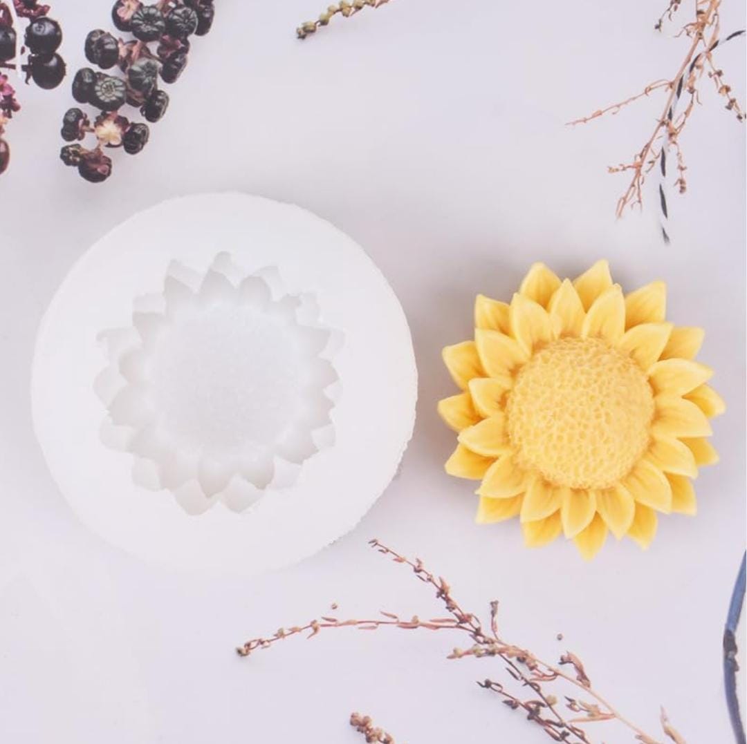 Lyba Mould 3D Sunflower Silicone Mould - Bakeware India