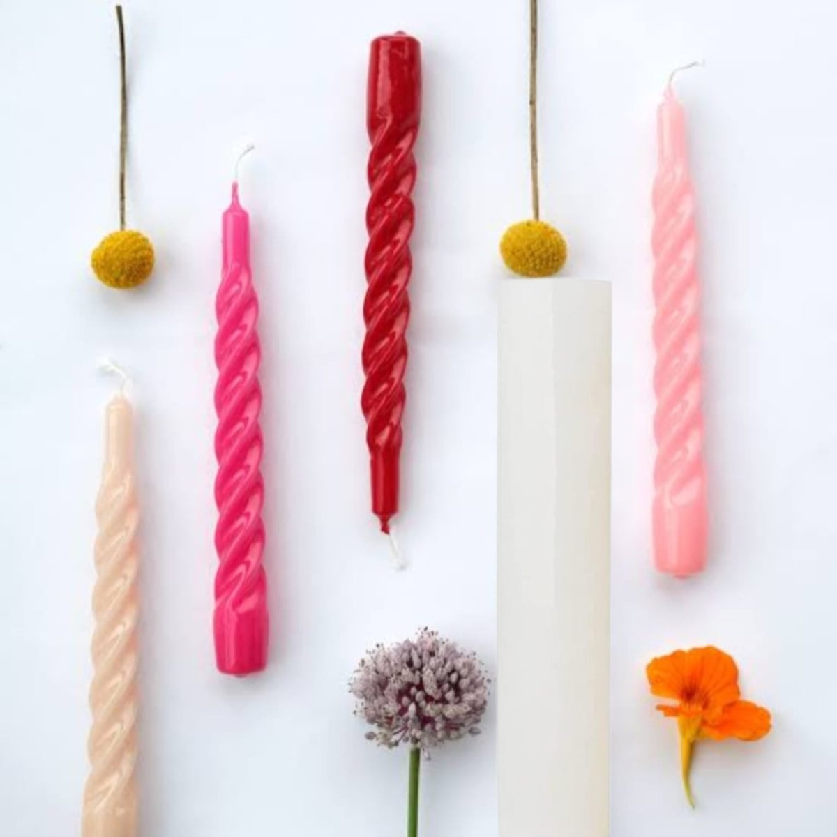 Lyba Mould Twist Tapered Pillar Candle Silicone Mould - Bakeware India