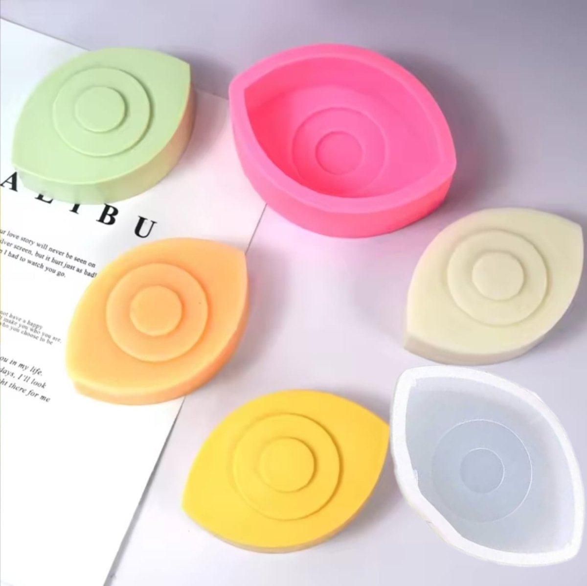 Lyba moulds 3D Evil Eye Candle Silicone Mould - Bakeware India