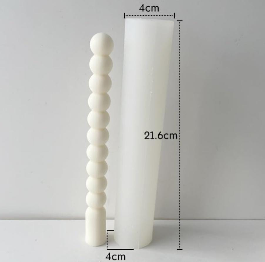 Lyba moulds 3D Rope Twist Pillar Candle Silicone Mould - Bakeware India