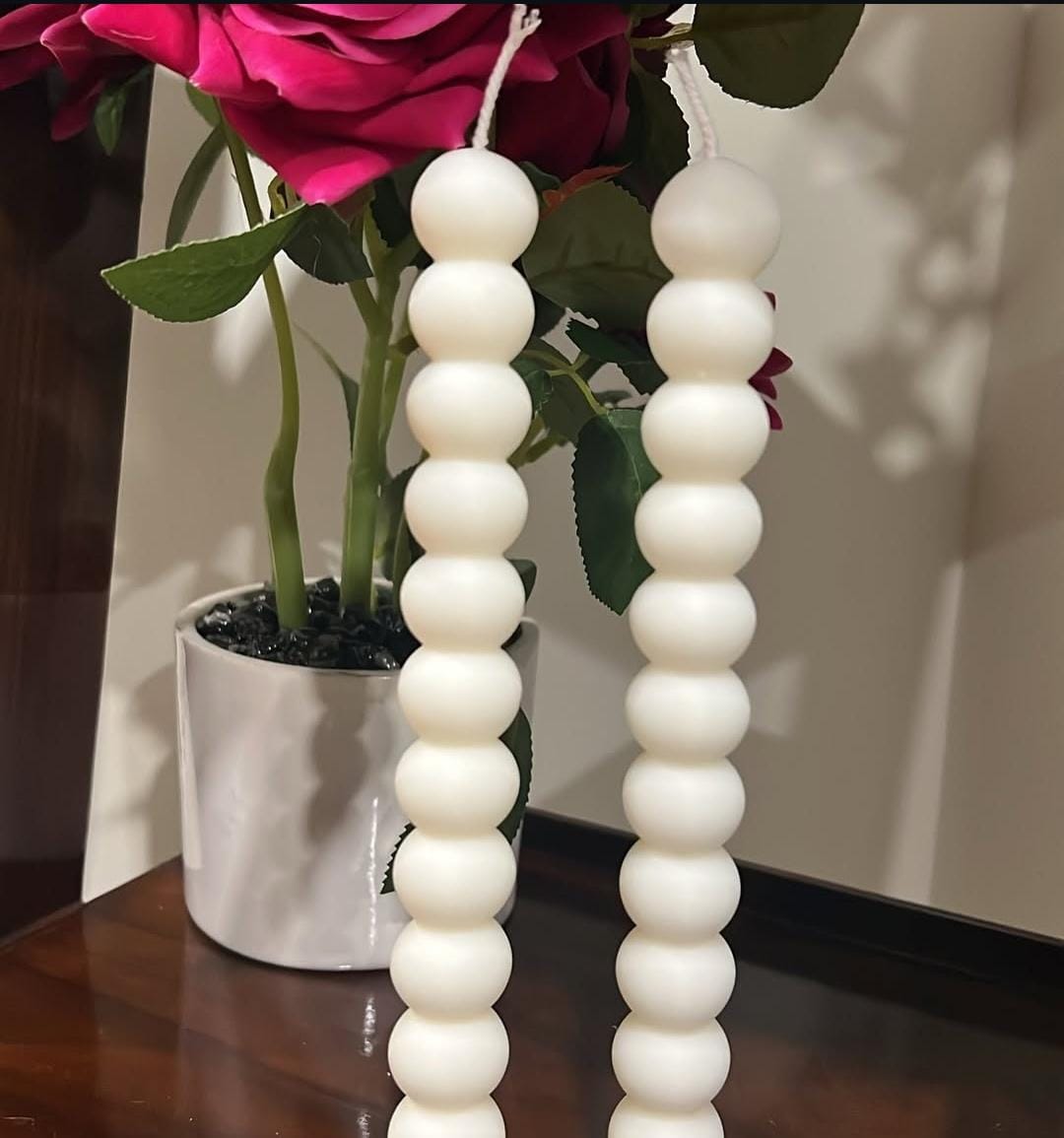 Lyba moulds 3D Rope Twist Pillar Candle Silicone Mould - Bakeware India