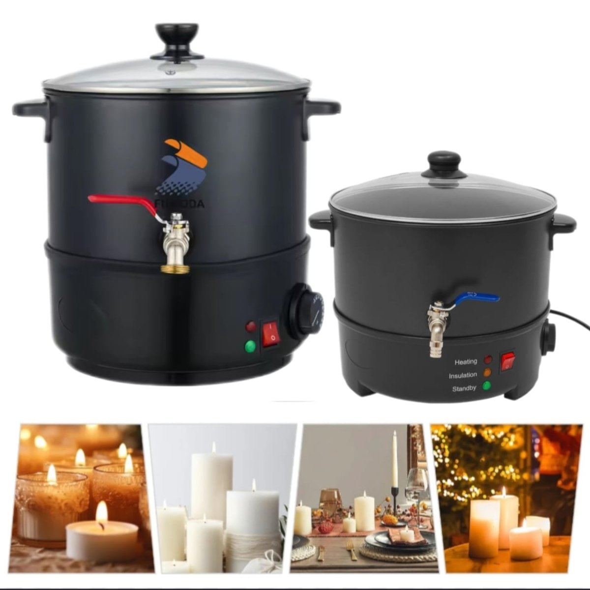 Lyba moulds Electric Wax Melter For Candle Makers, 5L & 10L - Bakeware India
