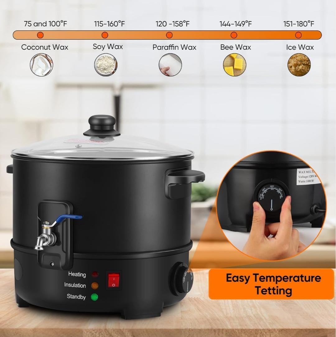 Lyba moulds Electric Wax Melter For Candle Makers, 5L & 10L - Bakeware India