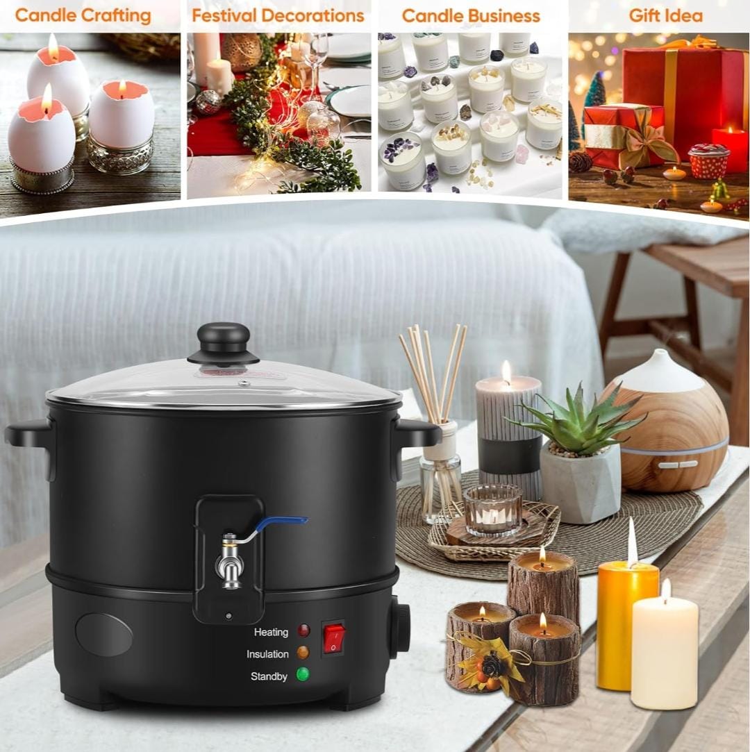 Lyba moulds Electric Wax Melter For Candle Makers, 5L & 10L - Bakeware India
