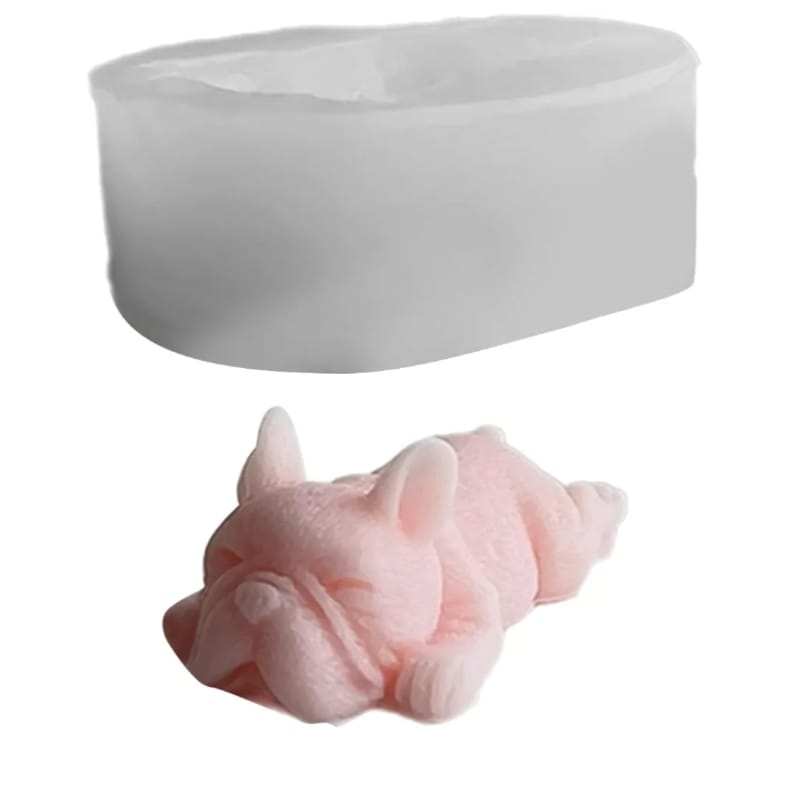 Lyba moulds French Bulldog Candle Silicone Mould - Bakeware India