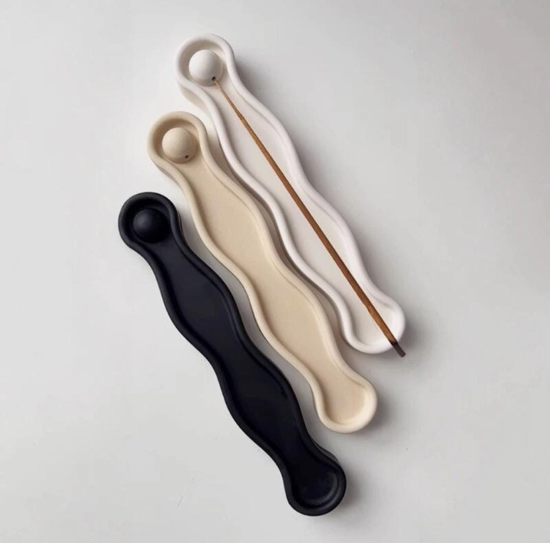 Lyba moulds Incense Holder Resin Concrete Silicone Mould - Bakeware India