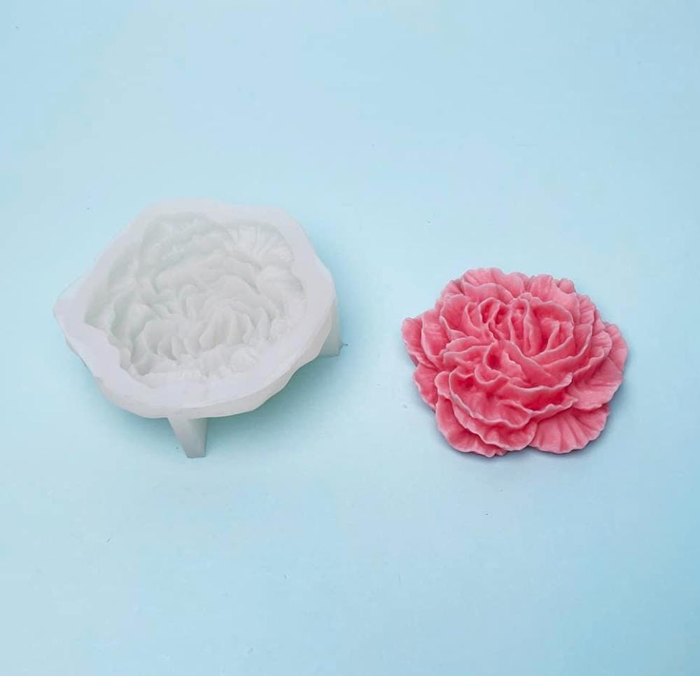 Lyba moulds Peony Flower Candle Silicone Mould - Bakeware India