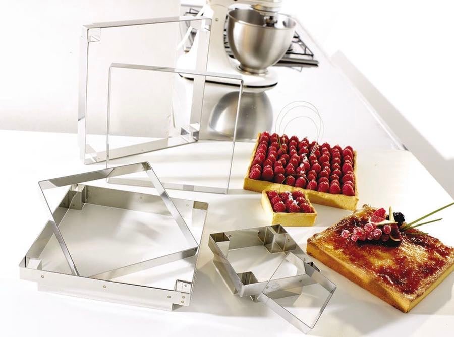 10x2inch Square Cake Ring - Bakewareindia