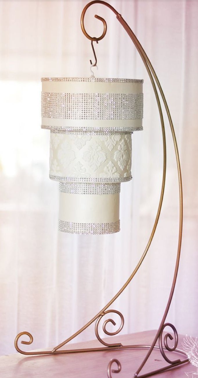 Chandelier on sale cake stand