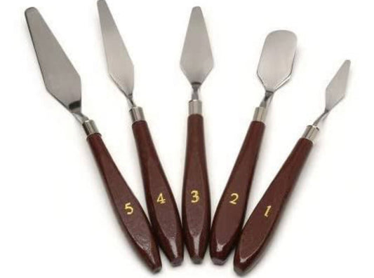 5pc Painting Palette Knife freeshipping - Bakewareindia