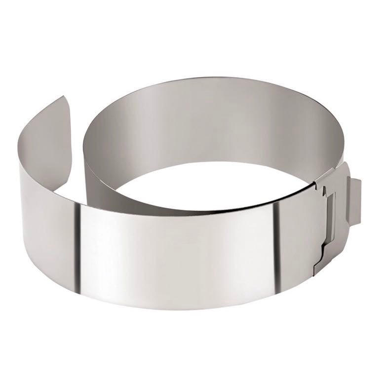 Adjustable Cake Ring With Clip , Rena Germany freeshipping - Bakewareindia